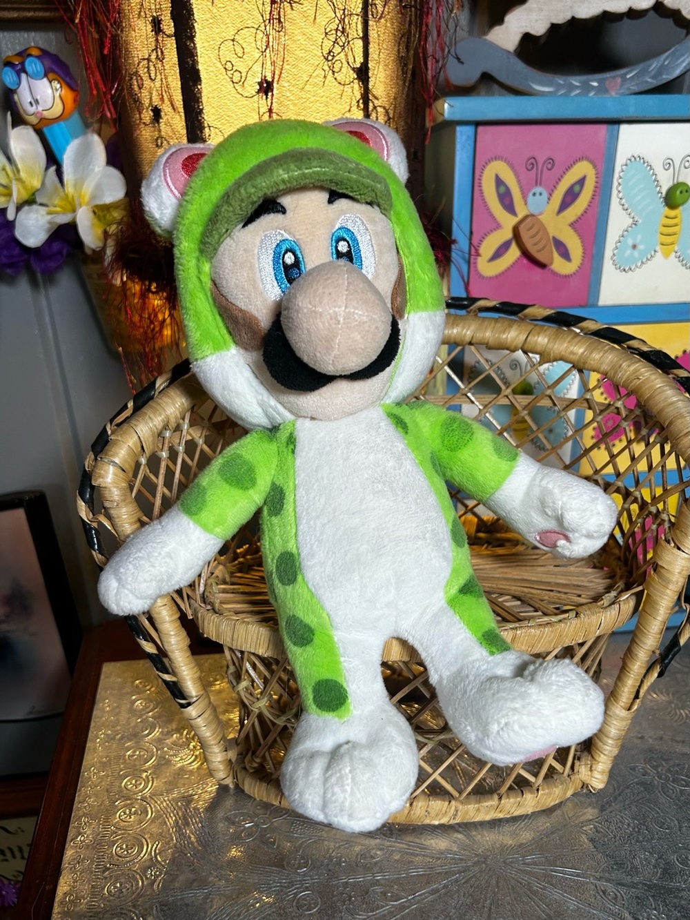 Cat Luigi Plush Toy (used)